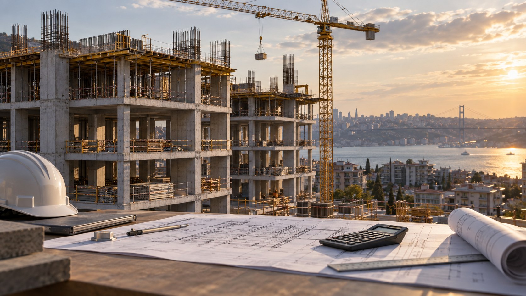 2026 İnşaat m² Maliyeti Ne Kadar? Kaba ve Anahtar Teslim Hesaplama Rehberi